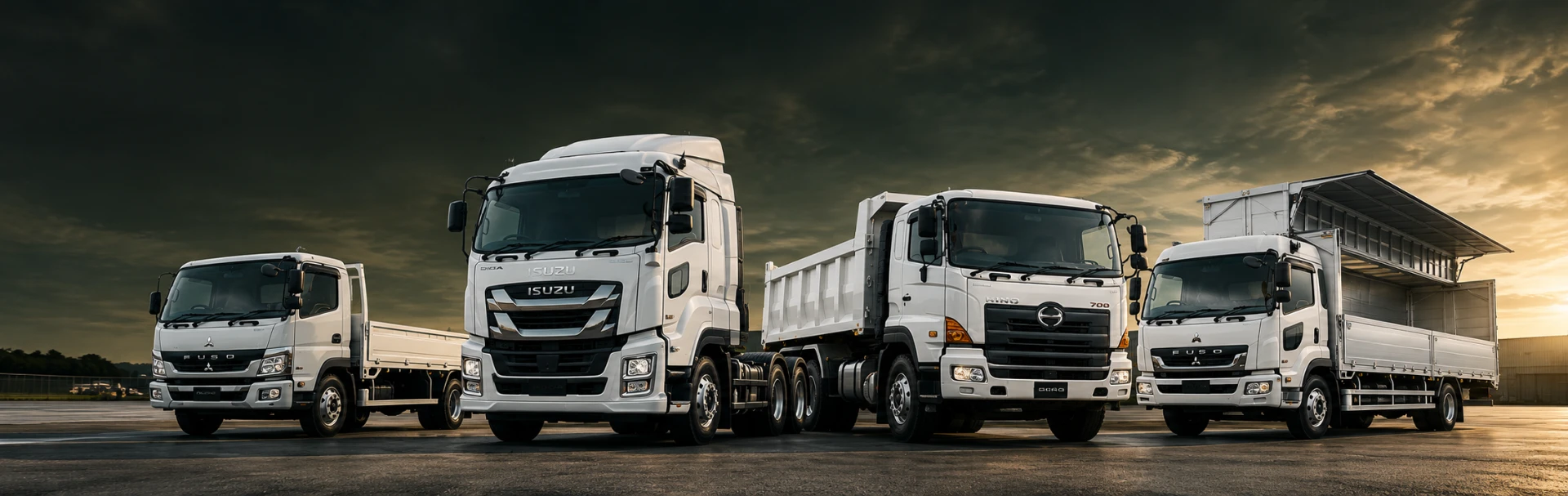 Commercial Trucks available from TWINS HK